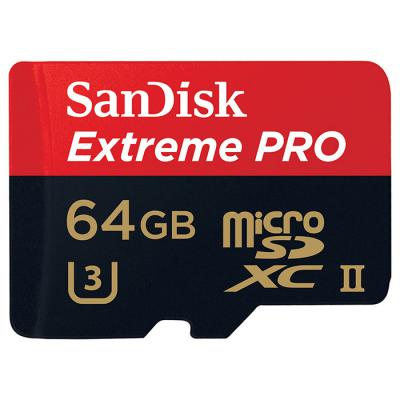 Карта пам'яті SanDisk 64GB microSD class 10 USH-II U3 (SDSQXPJ-064G-GN6M3) - зображення 1