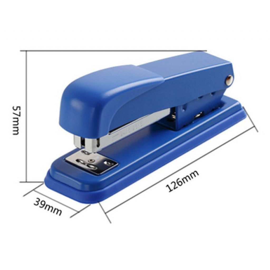 Степлер Comix металевий, 25 аркушів, скоби №24, 26, синій (STAP-COM-B3083-BL) - зображення 2