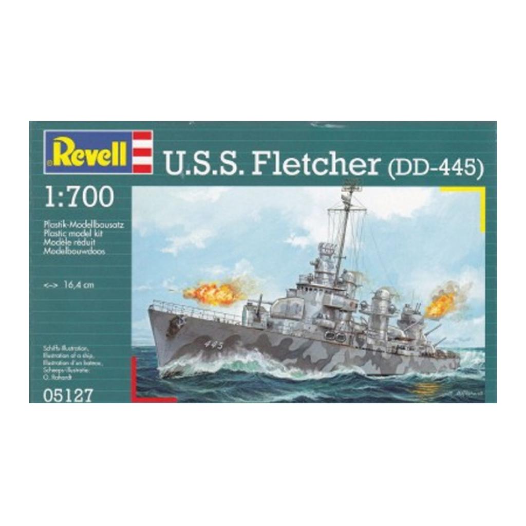 Збірна модель Revell Есмінець U.S.S. Fletcher 1:700 (5127) - зображення 1