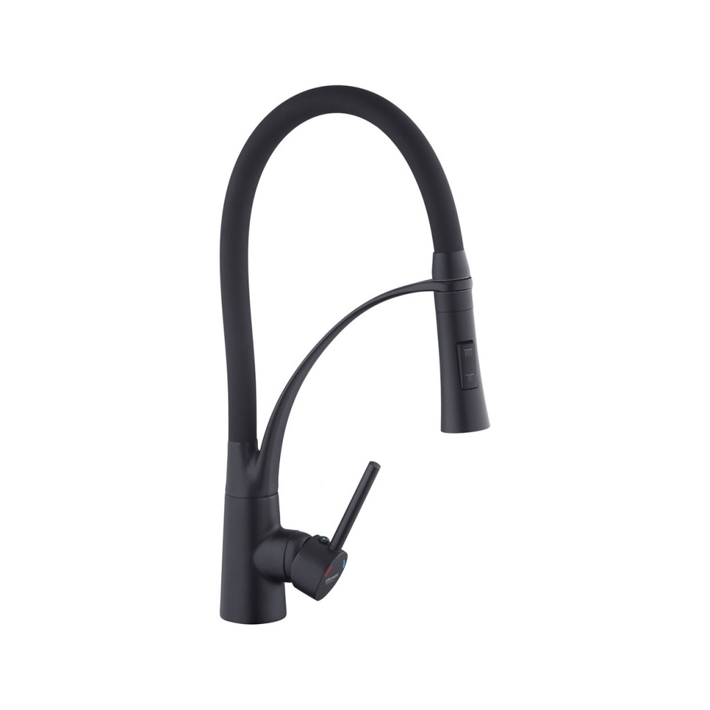 Змішувач Kroner Ersel-SCH03393BLK - зображення 3