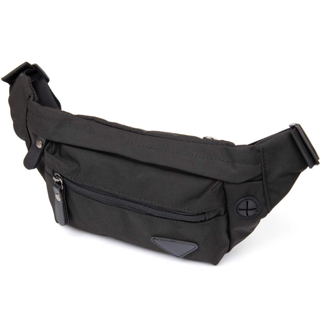 Сумка Vintage Бананка нейлон Чорна (20635) - зображення 1