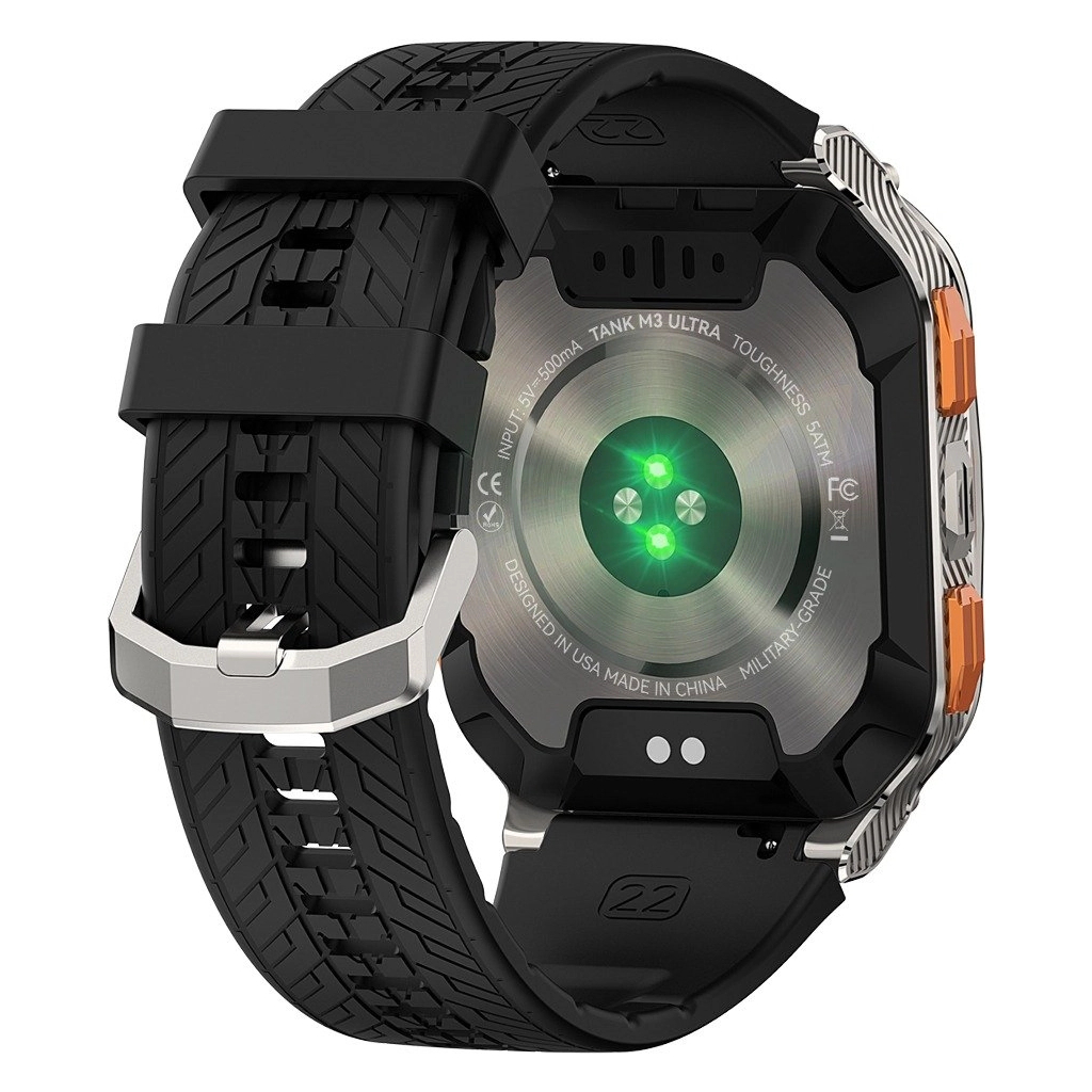 Смарт-годинник KOSPET Tank M3 ULTRA SILVER (6974958250715) - зображення 5