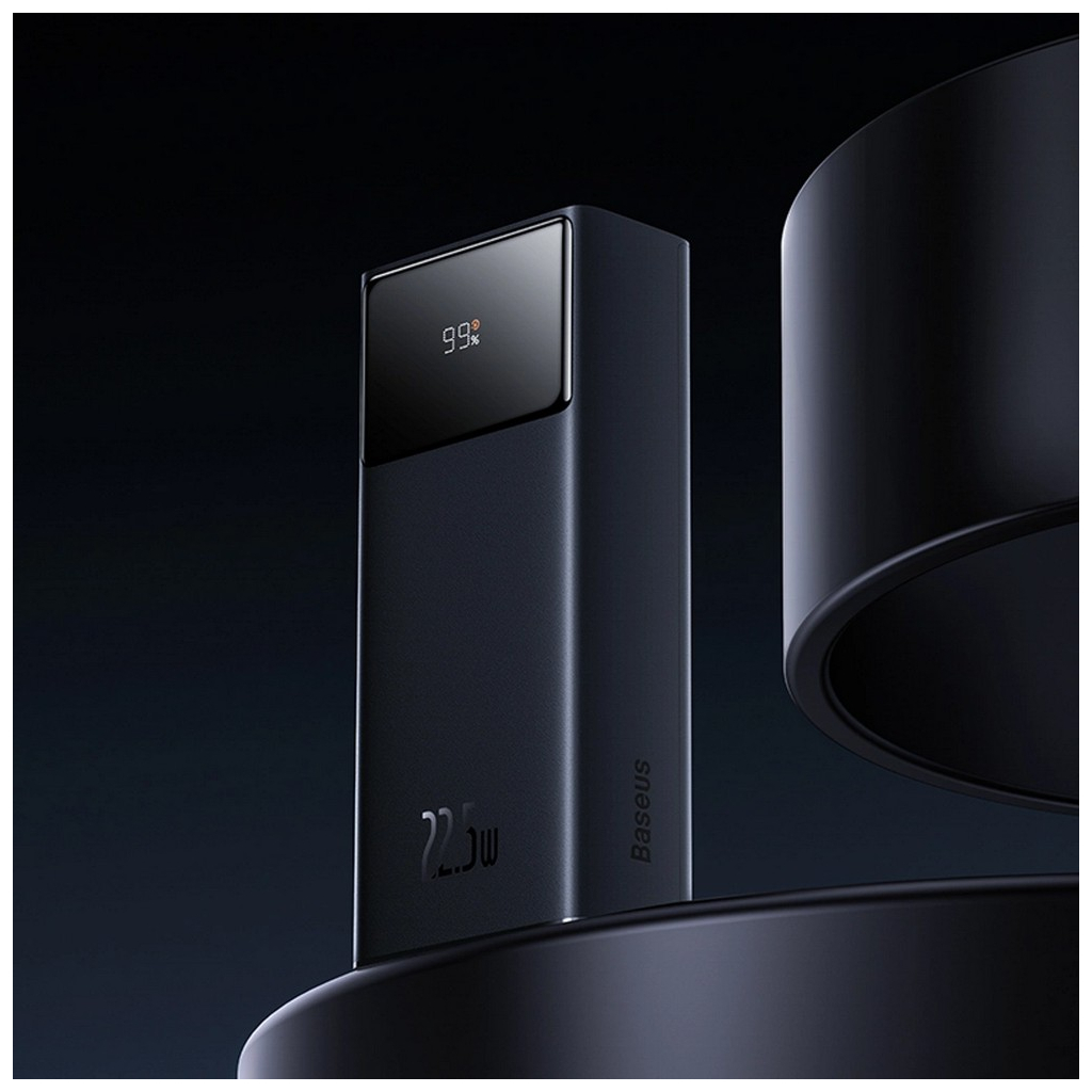 Батарея універсальна Baseus EnerFill FP41 30000mAh 22,5W PD QC black (E0027K00) - зображення 7