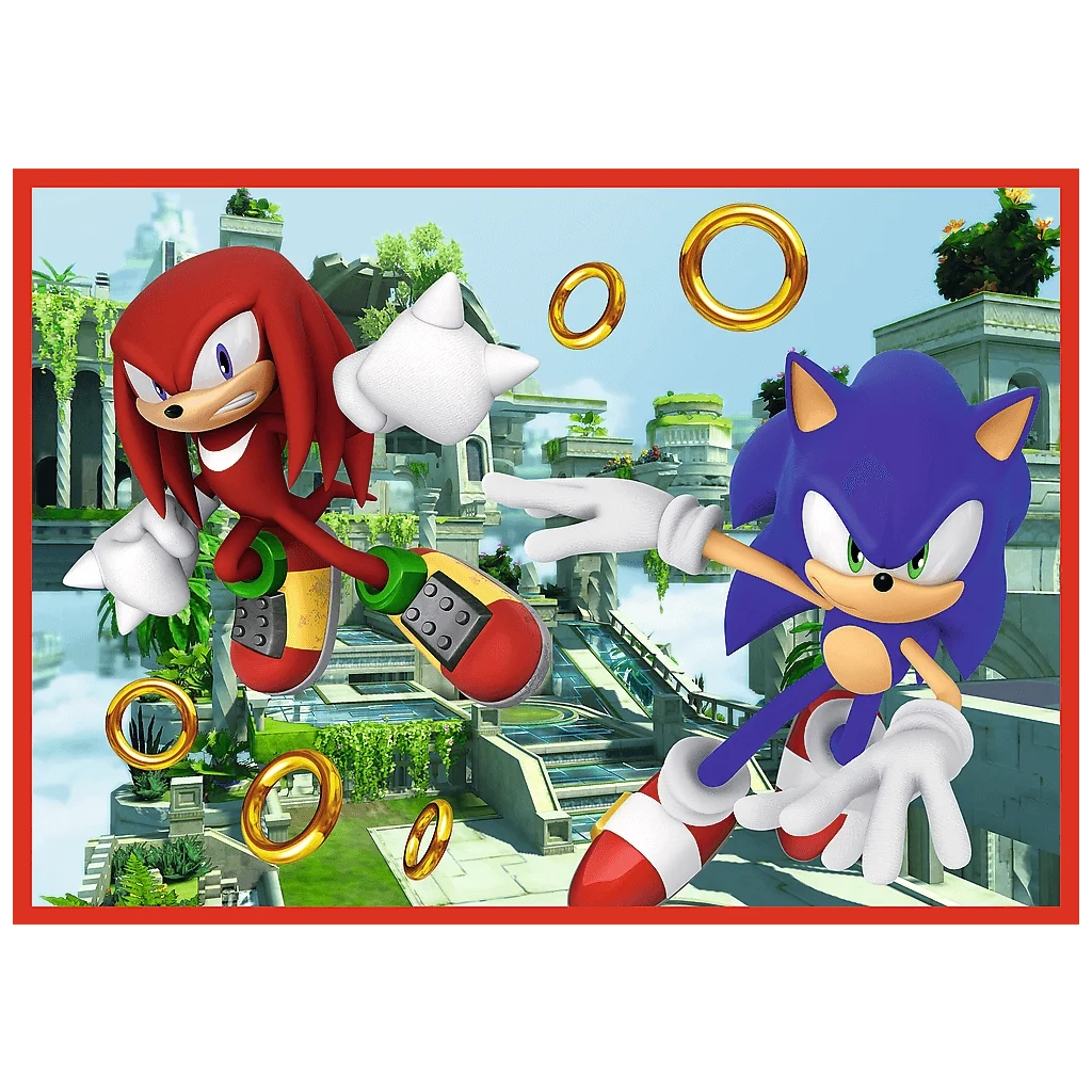 Пазл Trefl Sonic Пригоди Соніка 4 in 1 (35, 48, 54, 70) елемента (5900511346251) - зображення 4