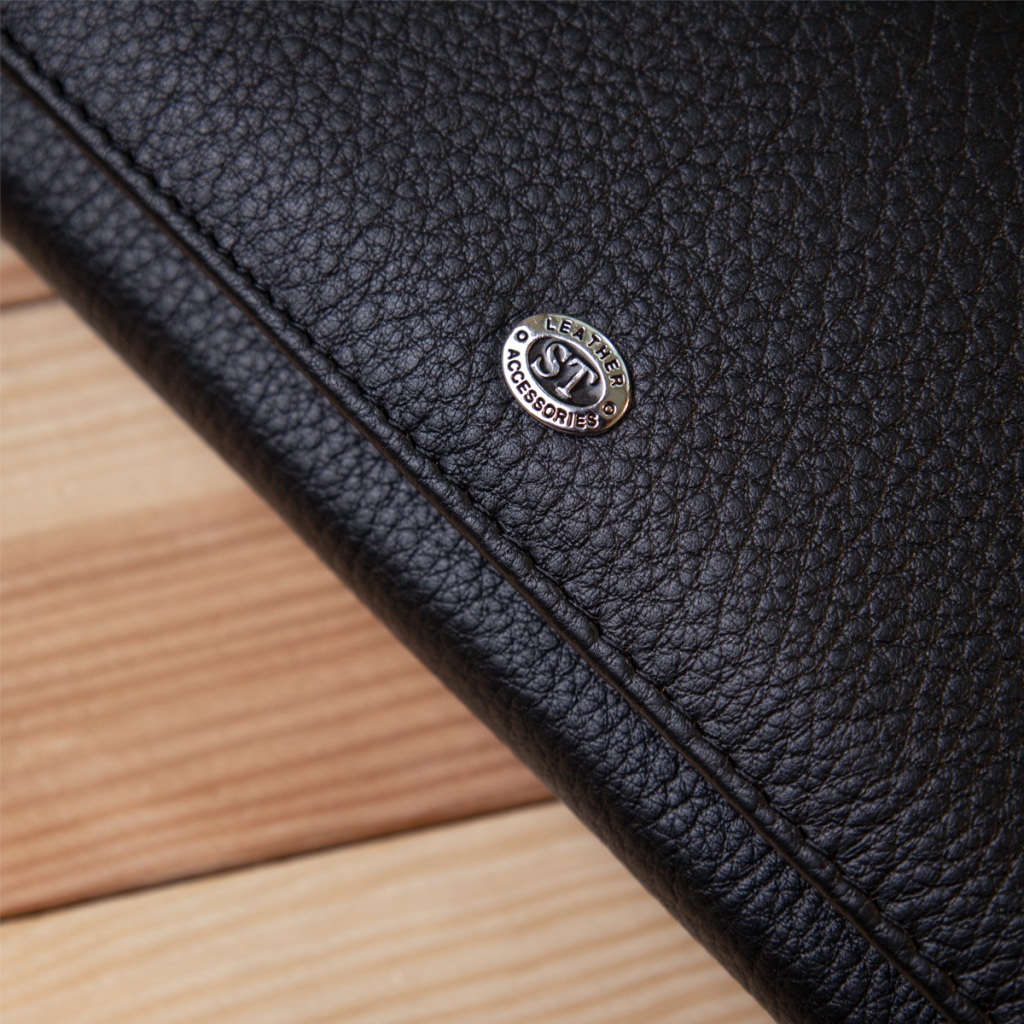 Гаманець ST Leather Чорний (19375) - зображення 10