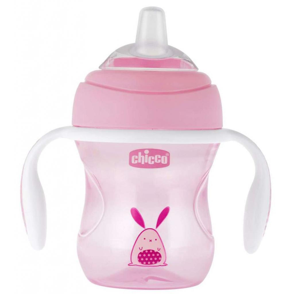 Поїльник-непроливайка Chicco Transition Cup 200 мл Рожевий (06911.10) - зображення 2