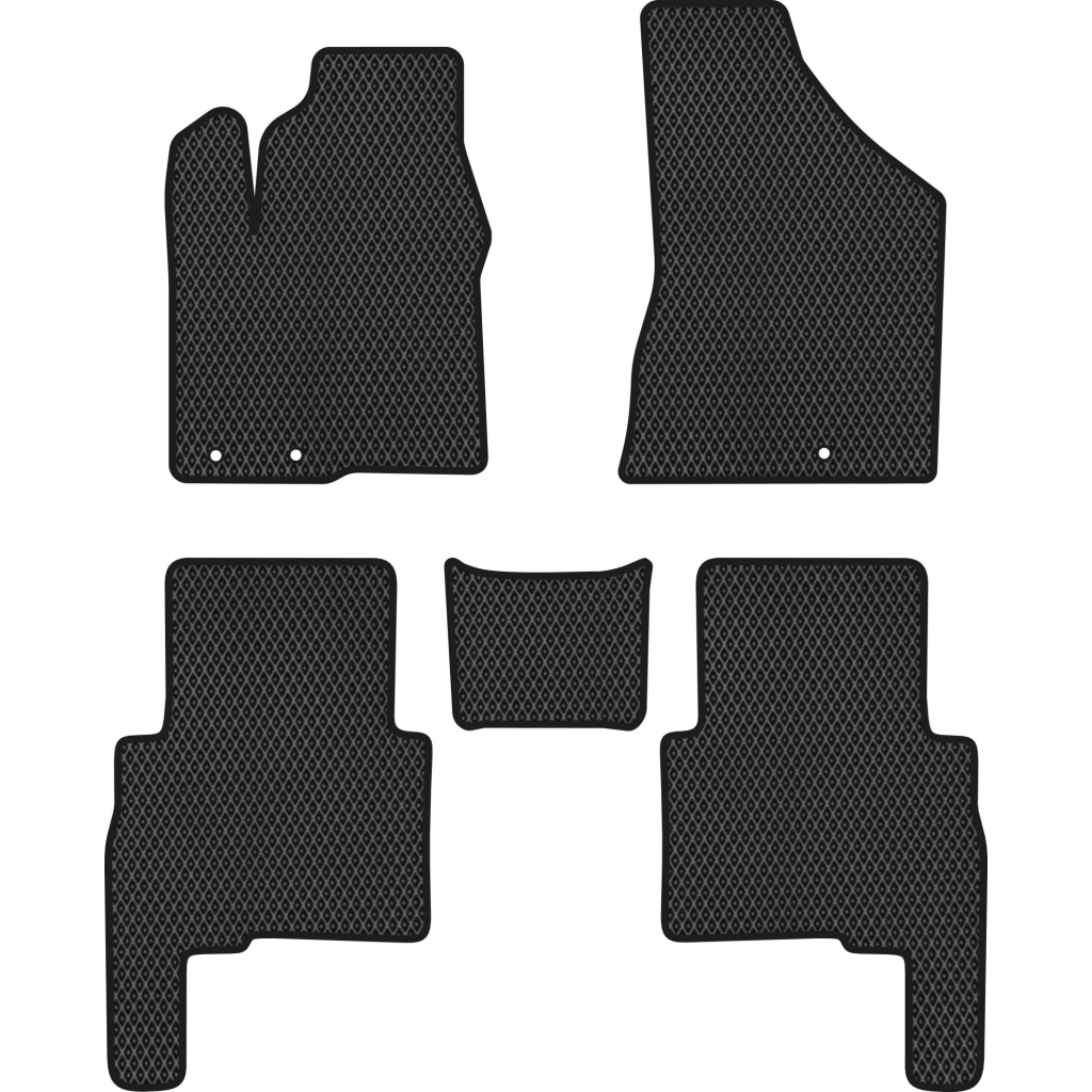 Килимок в салон EVAtech Kia Sorento (XM) (Hinged Gas Pedal) 7 seats 2009-2 (KI12232CV5KH3RBB) - зображення 1