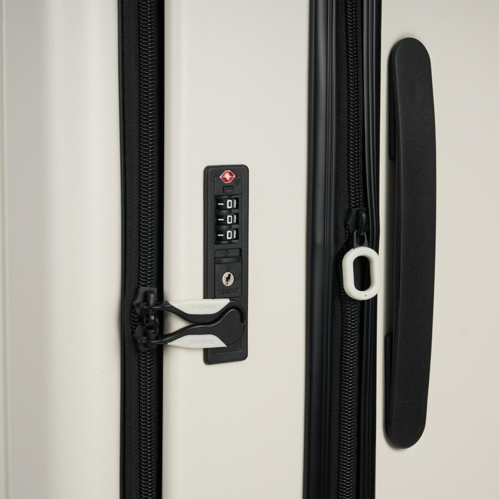 Валіза Bagland велика 96 л біла (1140521763) - зображення 7