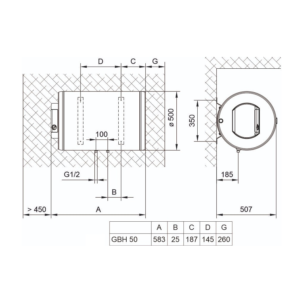 Бойлер TIKI GBH50COMFORT_TIKI - зображення 2