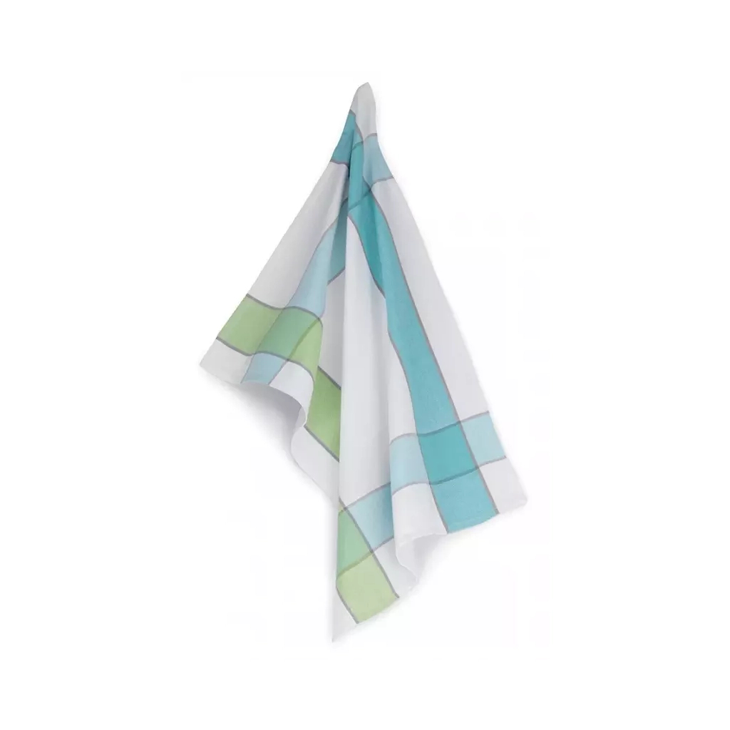 Рушник Kela кухонний Carla Streifen клітинки синьо-зелений, 70х50 см (12281) (00000018262) - изображение 1