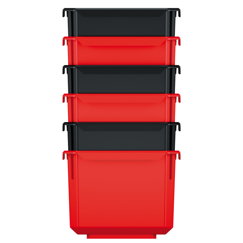 Ящик для інструментів Kistenberg набір ємностей 6 шт, 140*75*280, X Block, KXBS148 (KXBS148) - зображення 1