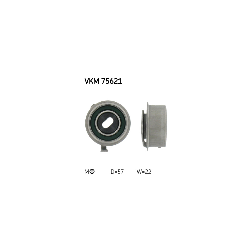 Ролик натягувача ременя SKF VKM 75621 - зображення 1