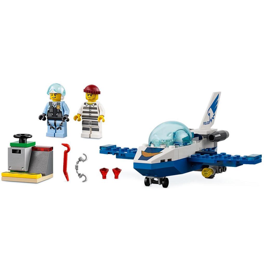 Конструктор LEGO City Повітряна поліція: патрульний літак 54 деталі (60206) - зображення 3