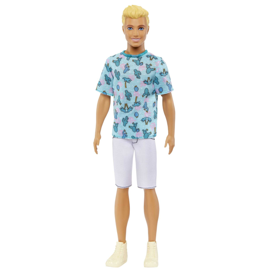 Лялька Barbie Fashionistas Кен у футболці з кактусами (HJT10) - зображення 1