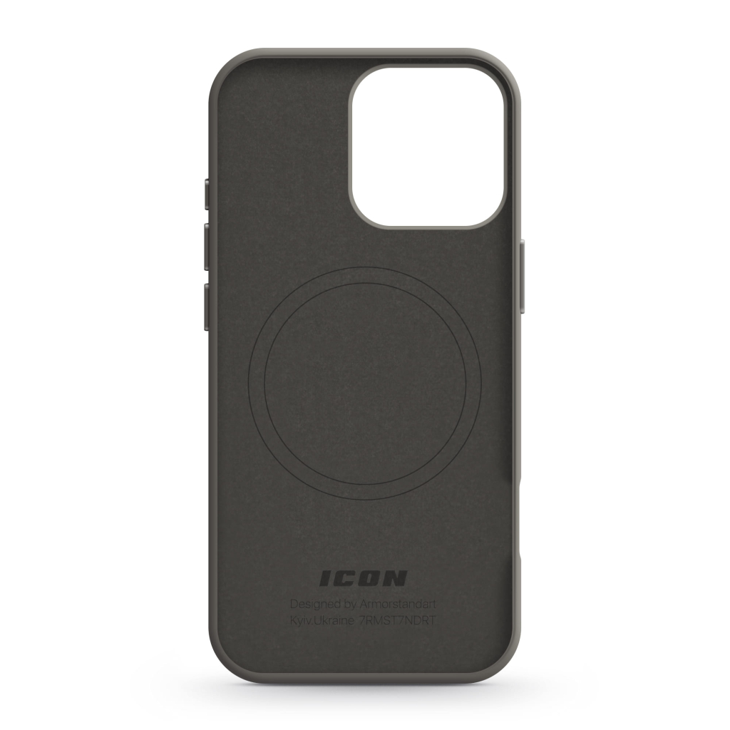 Чохол до мобільного телефона Armorstandart ICON2 MagSafe Apple iPhone 16 Pro Stone Grey (ARM81316) - зображення 2