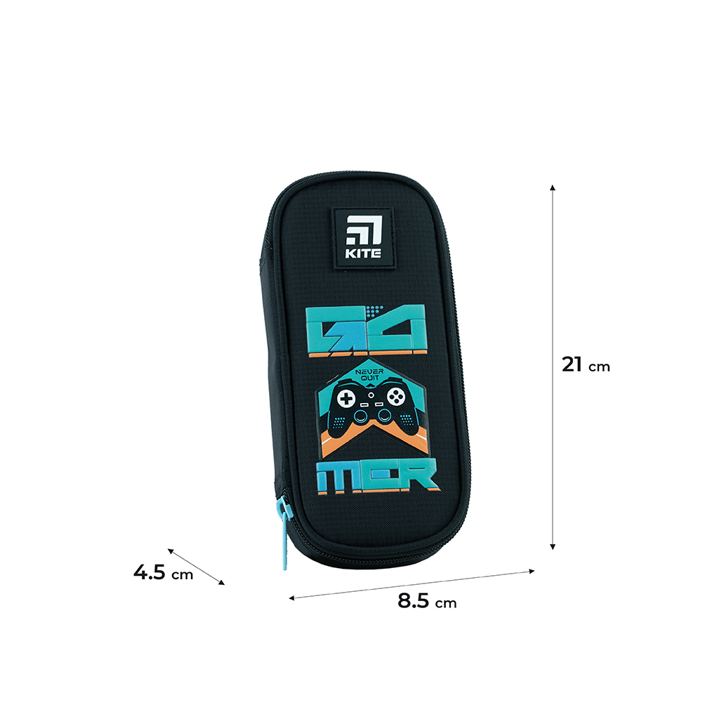 Пенал Kite Never Quiet Чорний (K24-662-18) - зображення 2