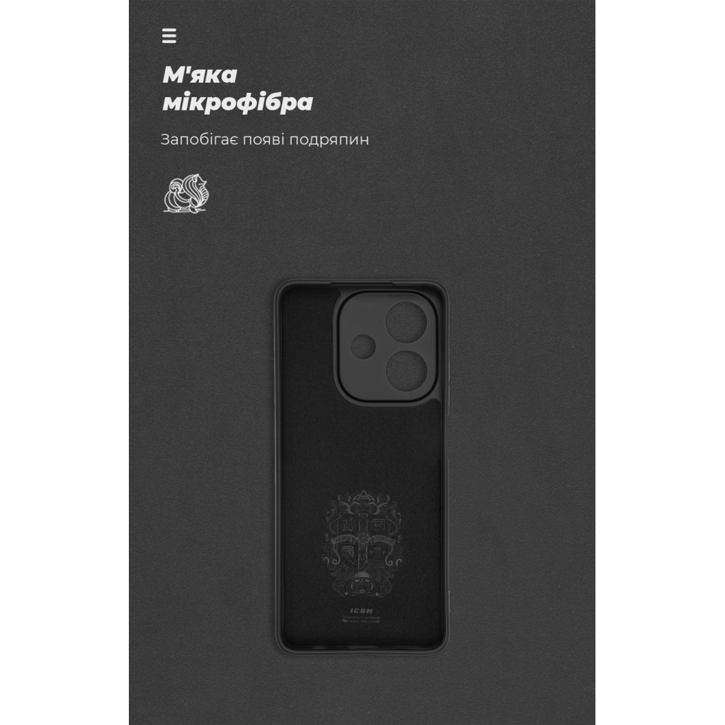Чохол до мобільного телефона Armorstandart ICON OPPO A3 4G / A3x 4G Camera cover Black (ARM80883) - зображення 4