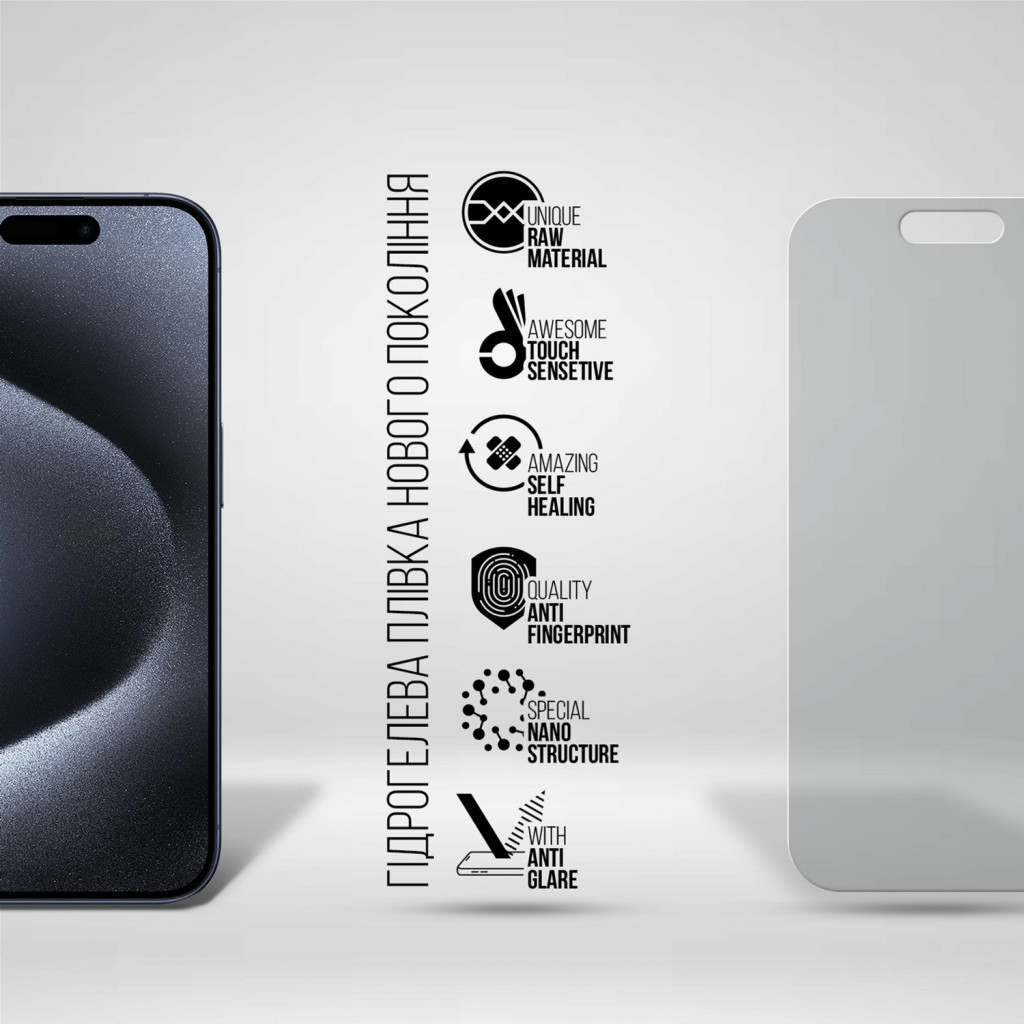 Плівка захисна Armorstandart Matte Apple iPhone 15 Pro (ARM68279) - зображення 2