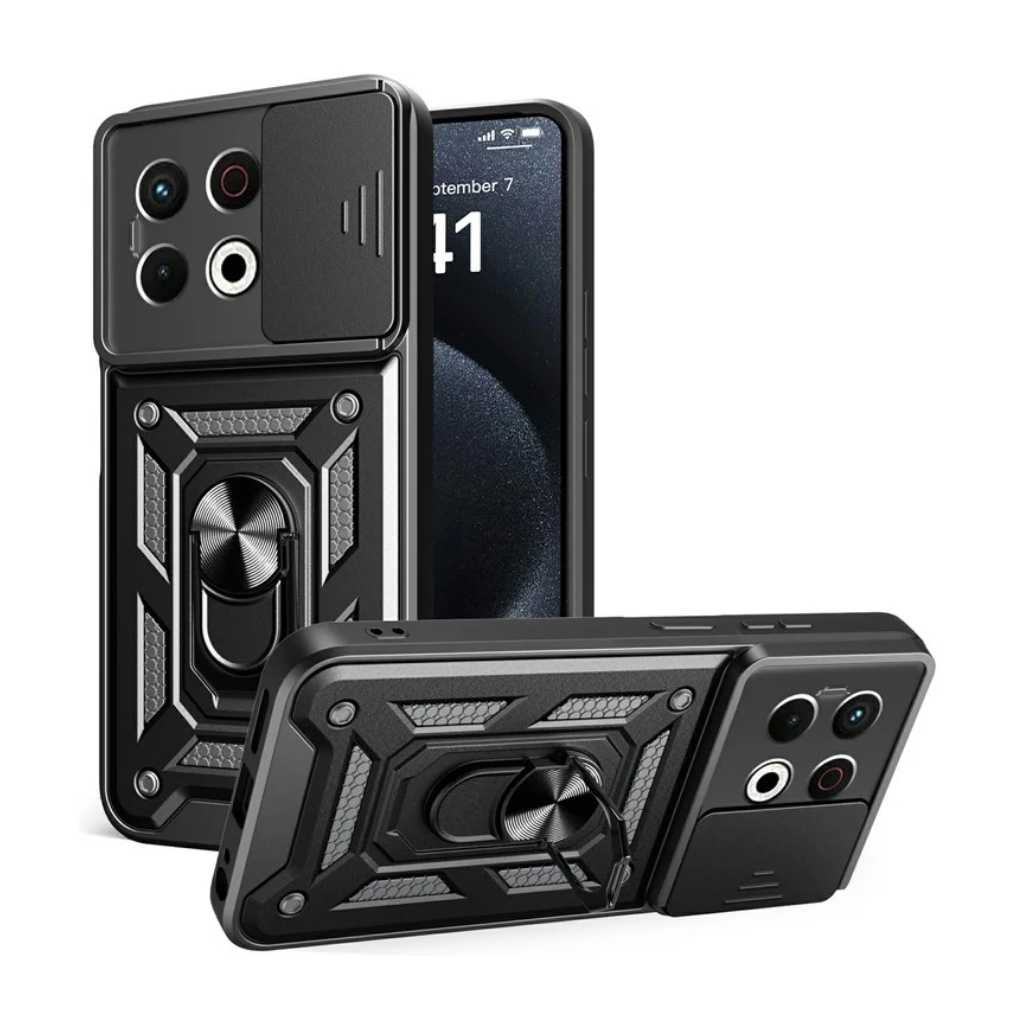 Чохол до мобільного телефона BeCover Military Tecno Spark 30 Pro (KL7) Black (713542) - зображення 6