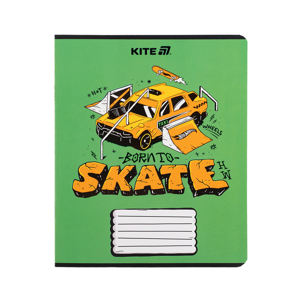 Зошит Kite Hot Wheels, 18 аркушів, клітинка (HW25-236) - изображение 4
