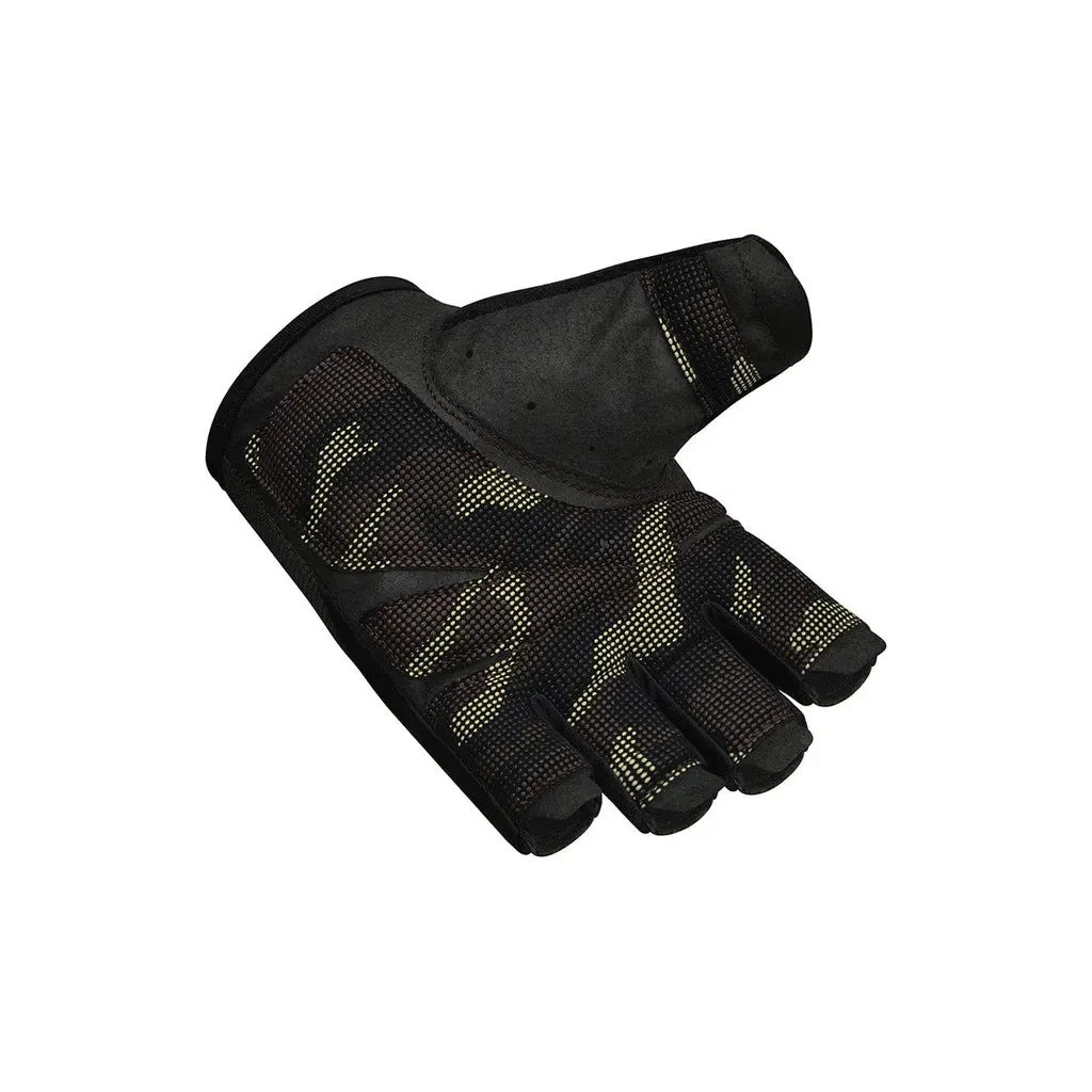 Рукавички для фітнесу RDX T2 Half Brown L (WGA-T2HBR-L) - изображение 3