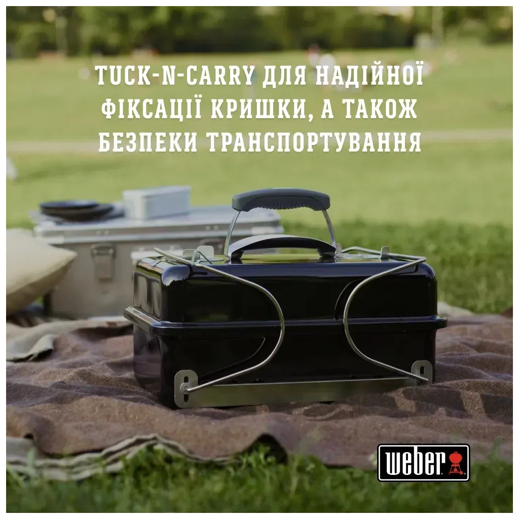Гриль-барбекю Weber Go-Anywhere Black (1131004) - зображення 9