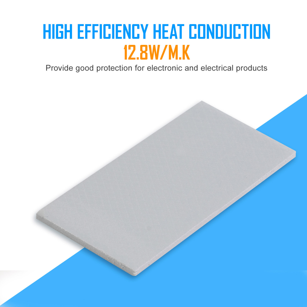 Термопрокладка Zezzio Thermal Pad 12.8 W/mK 85х45x2 мм - зображення 2