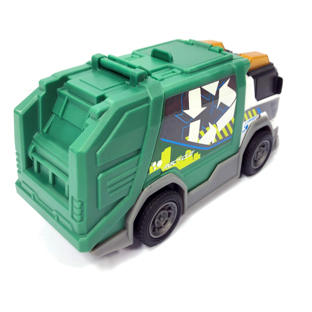 Спецтехніка Dickie Toys Сміттєвоз "Прибирач міста" з відкривним контейнером (3302029) - зображення 3
