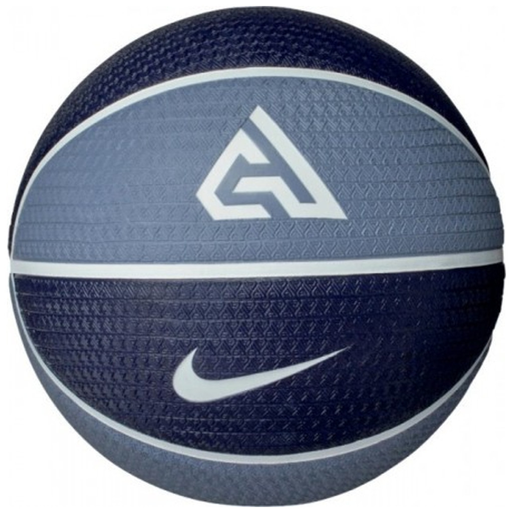 М'яч баскетбольний Nike Playground 8P 2.0 G Antetokounmpo Deflated N.100.4139.426.07 Уні 7 Чорний/Синій (887791729927) - изображение 2