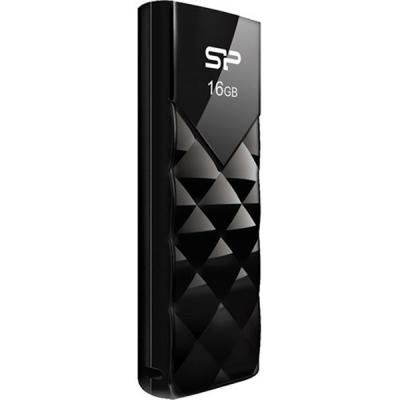 USB флеш накопичувач Silicon Power 16GB Ultima U03 Black USB 2.0 (SP016GBUF2U03N1K) - зображення 2
