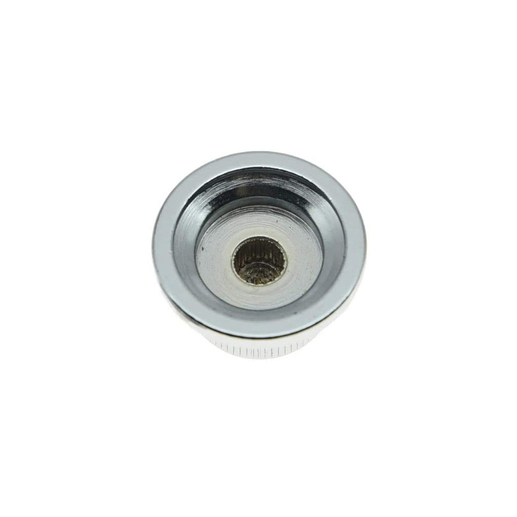 Ручка для потенціометра Paxphil Push-On St-Style Metal Knob Chrome (NB051 CR) - зображення 2