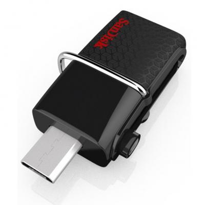 USB флеш накопичувач SanDisk 64GB Ultra Dual Drive Black OTG USB 3.0 (SDDD2-064G-G46) - зображення 3