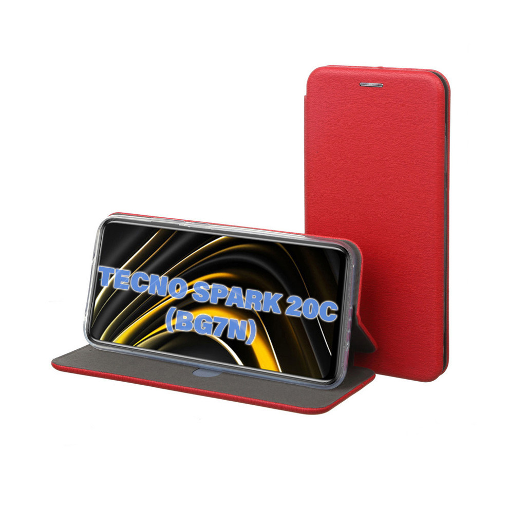Чохол до мобільного телефона BeCover Exclusive Tecno Spark 20C (BG7n) Burgundy Red (711247) - зображення 1