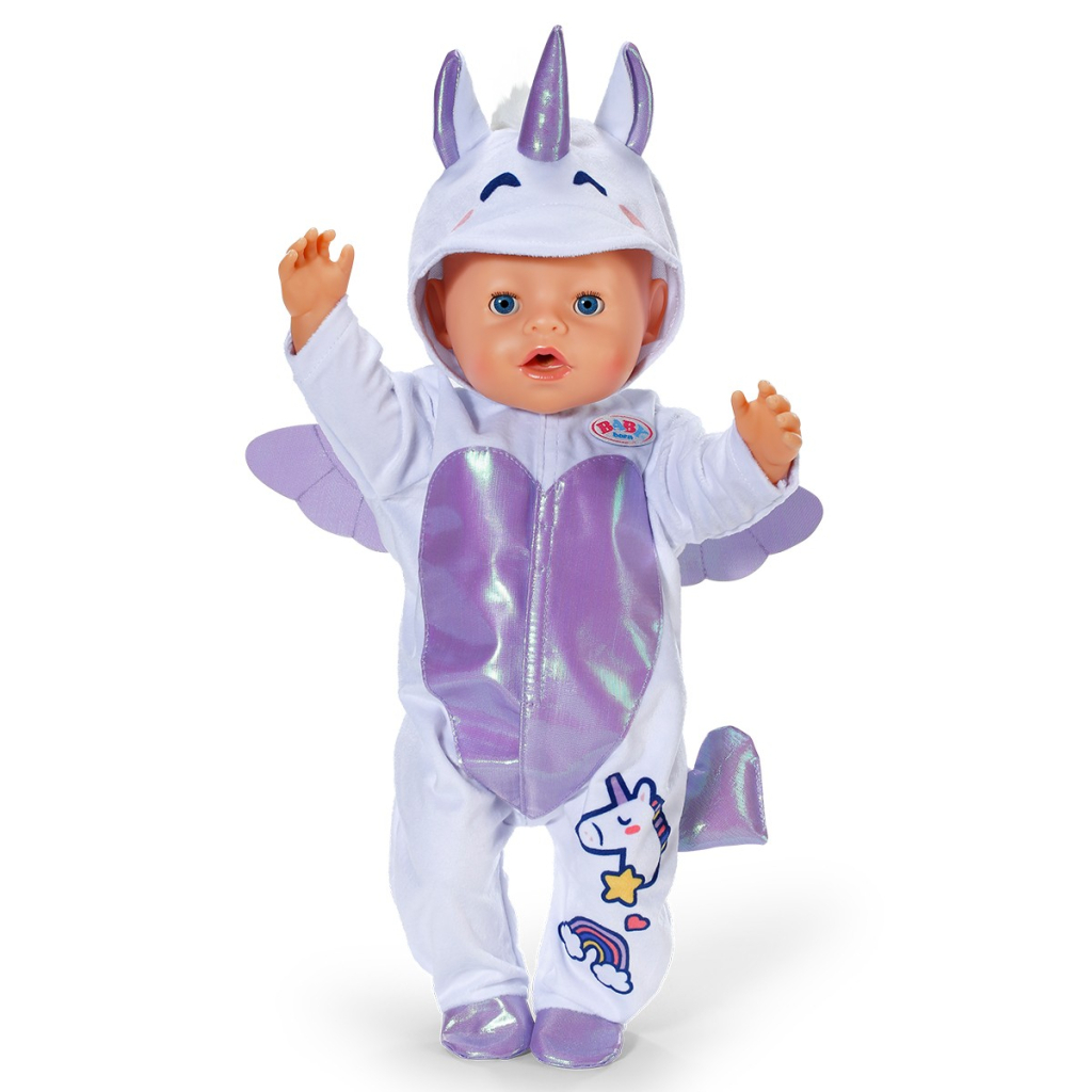 Аксесуар до ляльки Zapf Одяг для ляльки Baby Born - Комбінезон Єдинорога (838266) - зображення 2