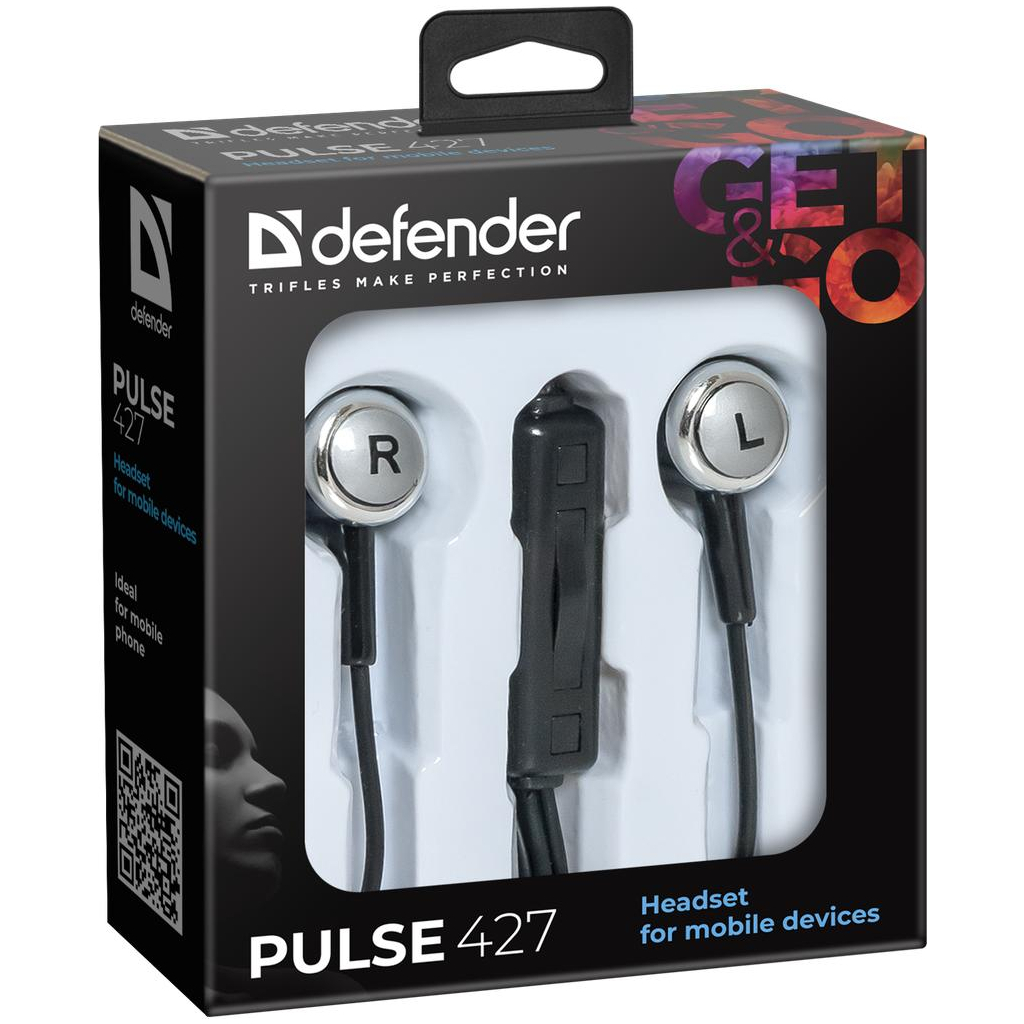 Навушники Defender Pulse 427 Black (63427) - зображення 2