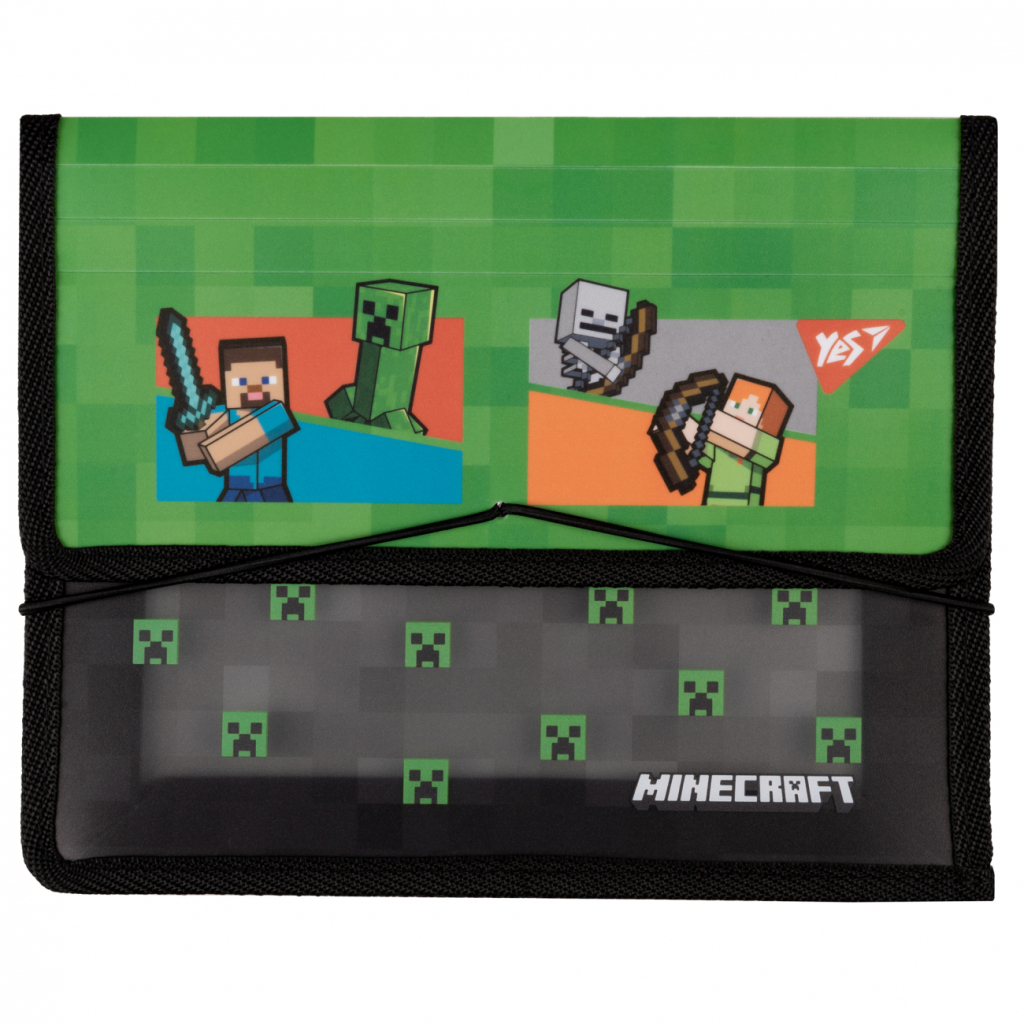 Папка для зошитів Yes В5 на резинці пластикова Minecraft Heroes (492207) - зображення 1