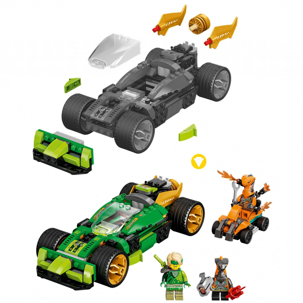 Конструктор LEGO NINJAGO Гоночний автомобіль Ллойда EVO 279 деталей (71763) - зображення 5