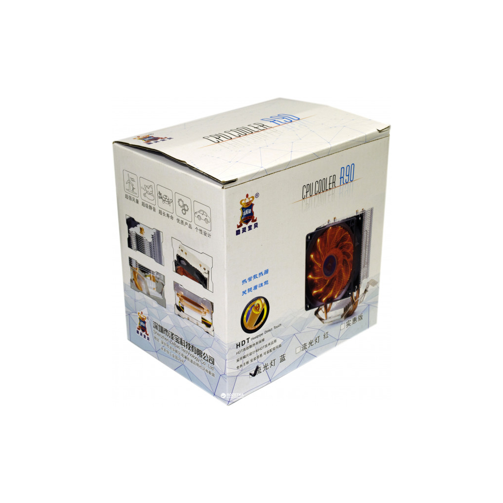 Кулер до процесора Cooling Baby R90 BLUE LED - зображення 7