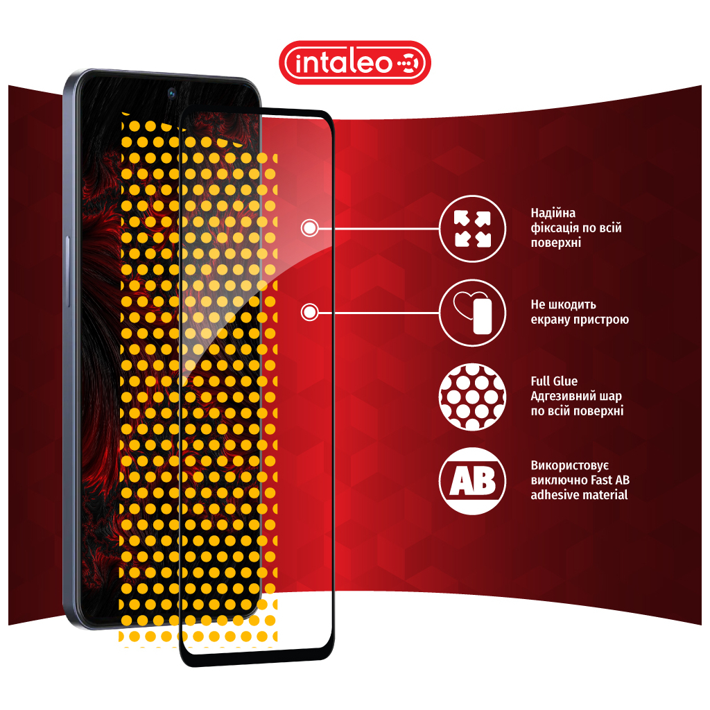Скло захисне Intaleo Full Glue ZTE V40S Black (1283126575693) - зображення 7