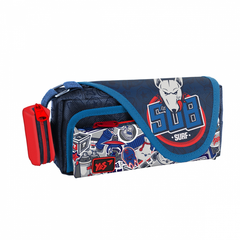 Пенал Yes SubSurf PH-3 два відділення (533203) - зображення 1