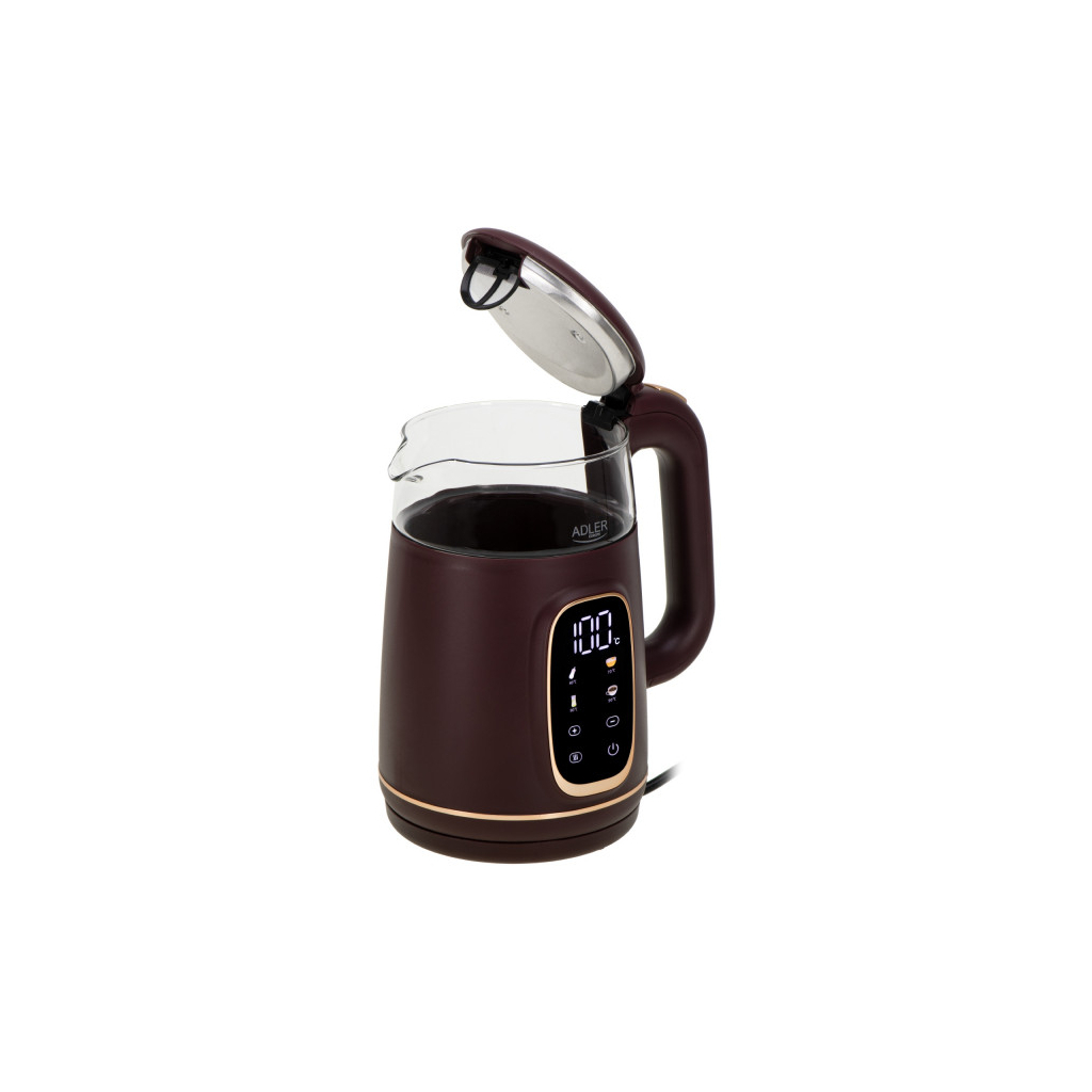 Електрочайник Adler AD 1305 burgundy - зображення 3
