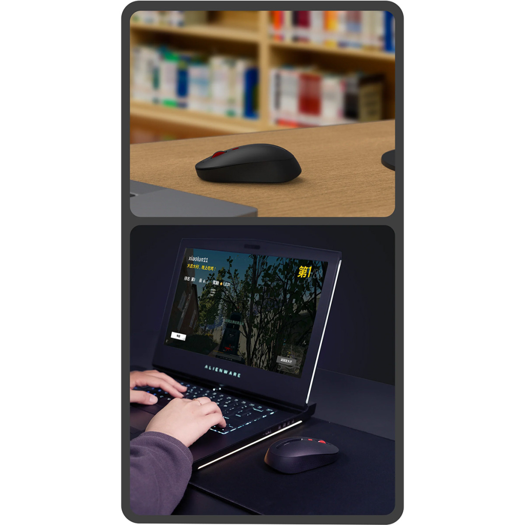 Мишка Xiaomi Miiiw Mute Wireless Black (MWMM01 Black) - зображення 3