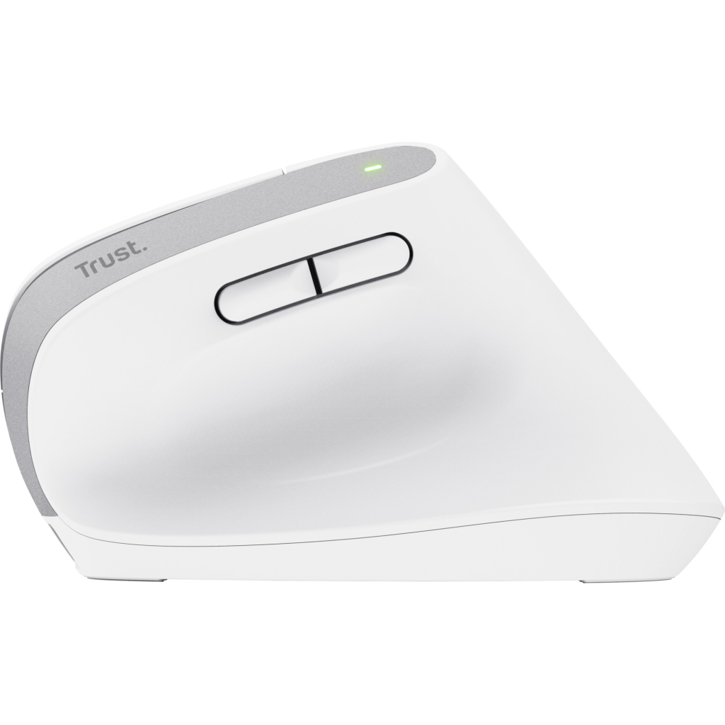 Мишка Trust Bayo+ Ergonomic Wireless/Bluetooth White (25399) - зображення 4