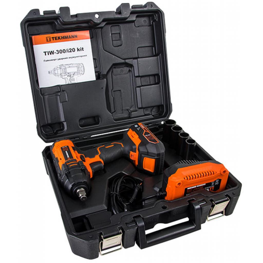 Гайковерт Tekhmann ударний акумуляторний TIW-300/i20 kit (848398) - зображення 5