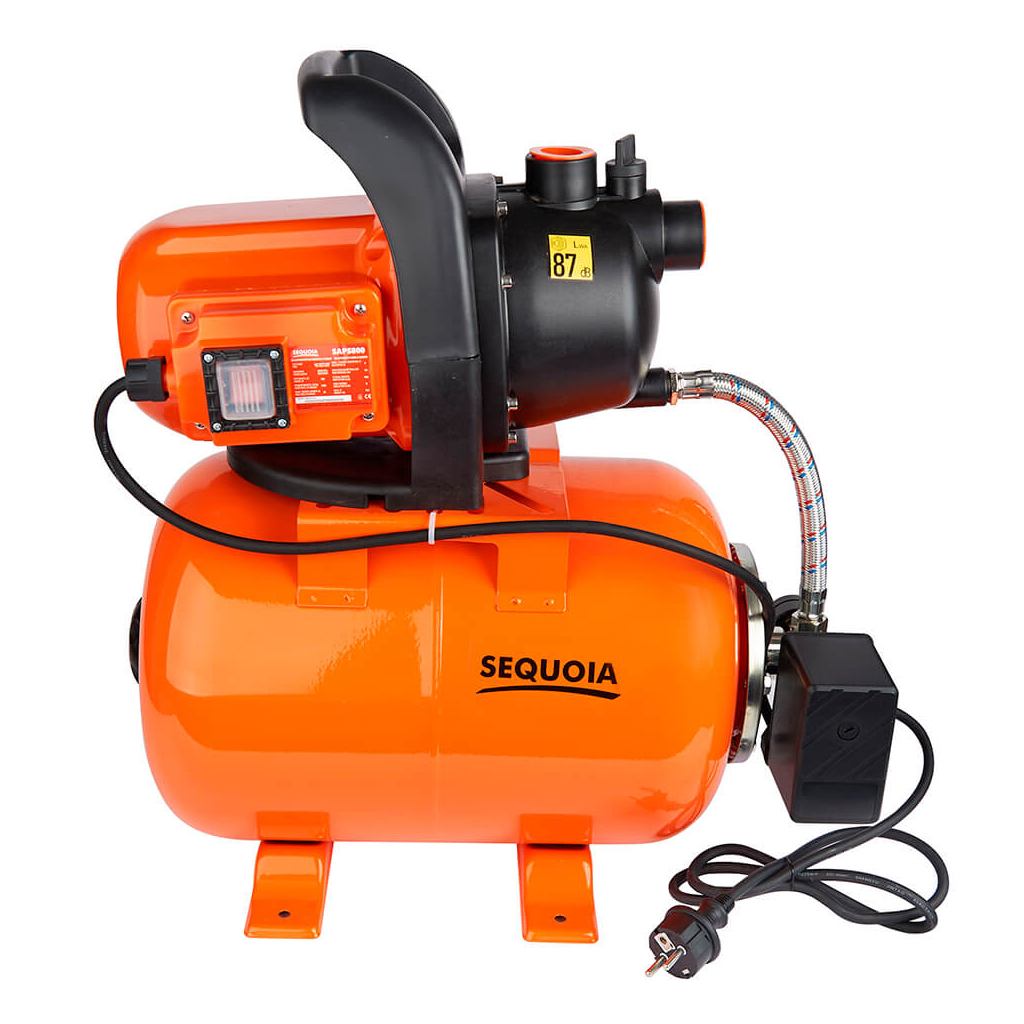 Насосна станція SEQUOIA 0.8 кВт, для чистої води, 3400 л/год, вага 10,5 кг (SAPS800) - зображення 2