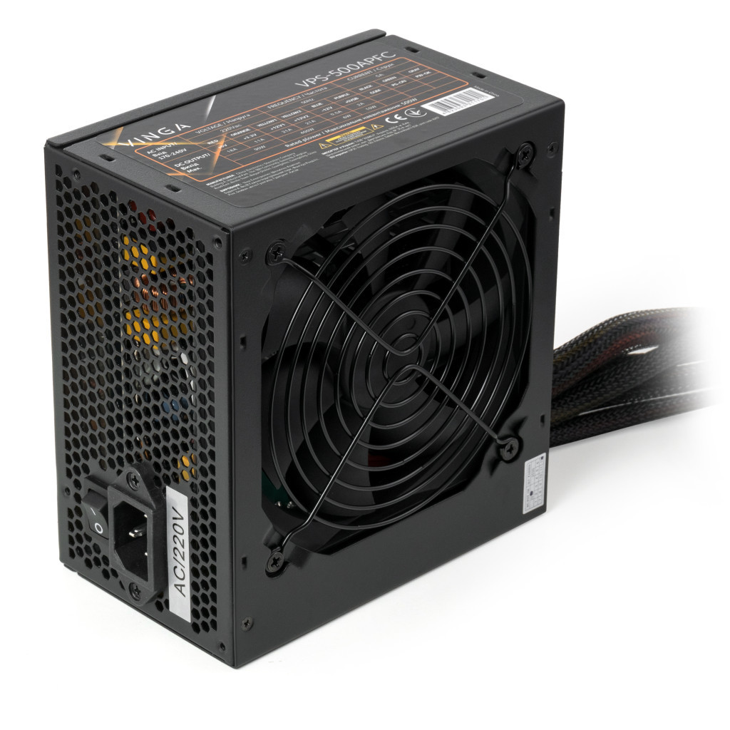 Блок живлення Vinga 500W (VPS-500APFC) - зображення 1