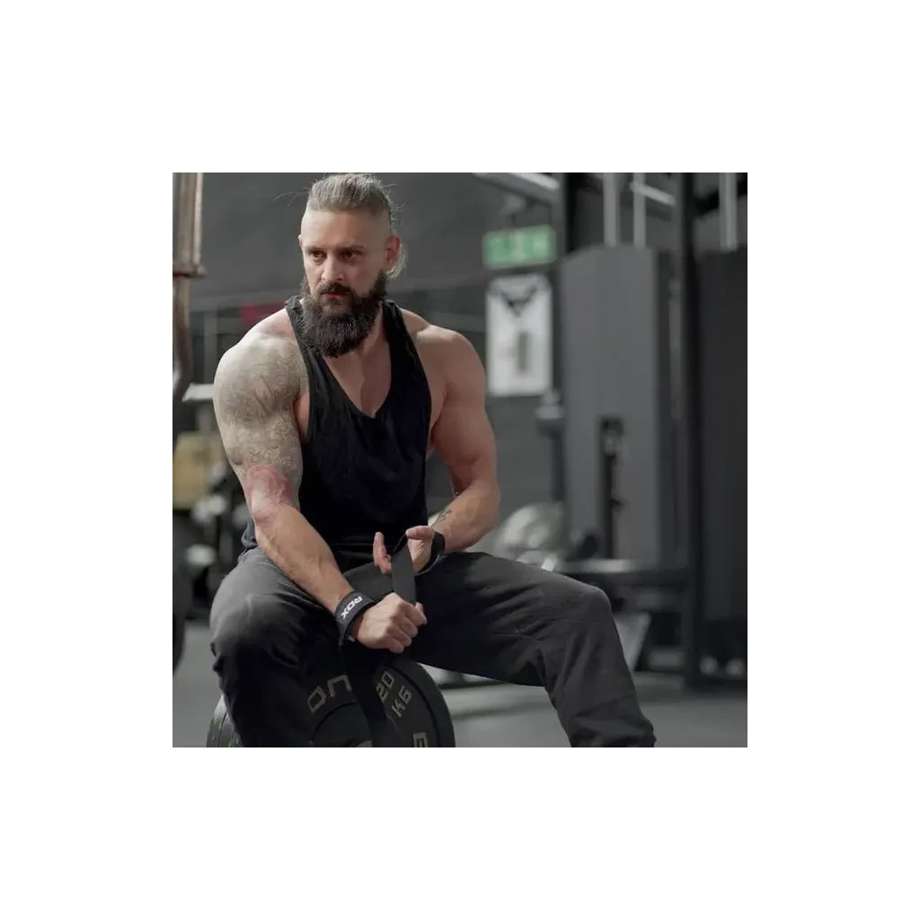 Кистьові лямки RDX W1 Gym Single Strap Blue Plus (WAN-W1U+) - зображення 4