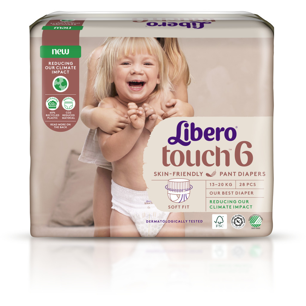 Підгузки Libero Touch Pants Розмір 6 (13-20 кг) 28 шт (7322541739670) - зображення 2