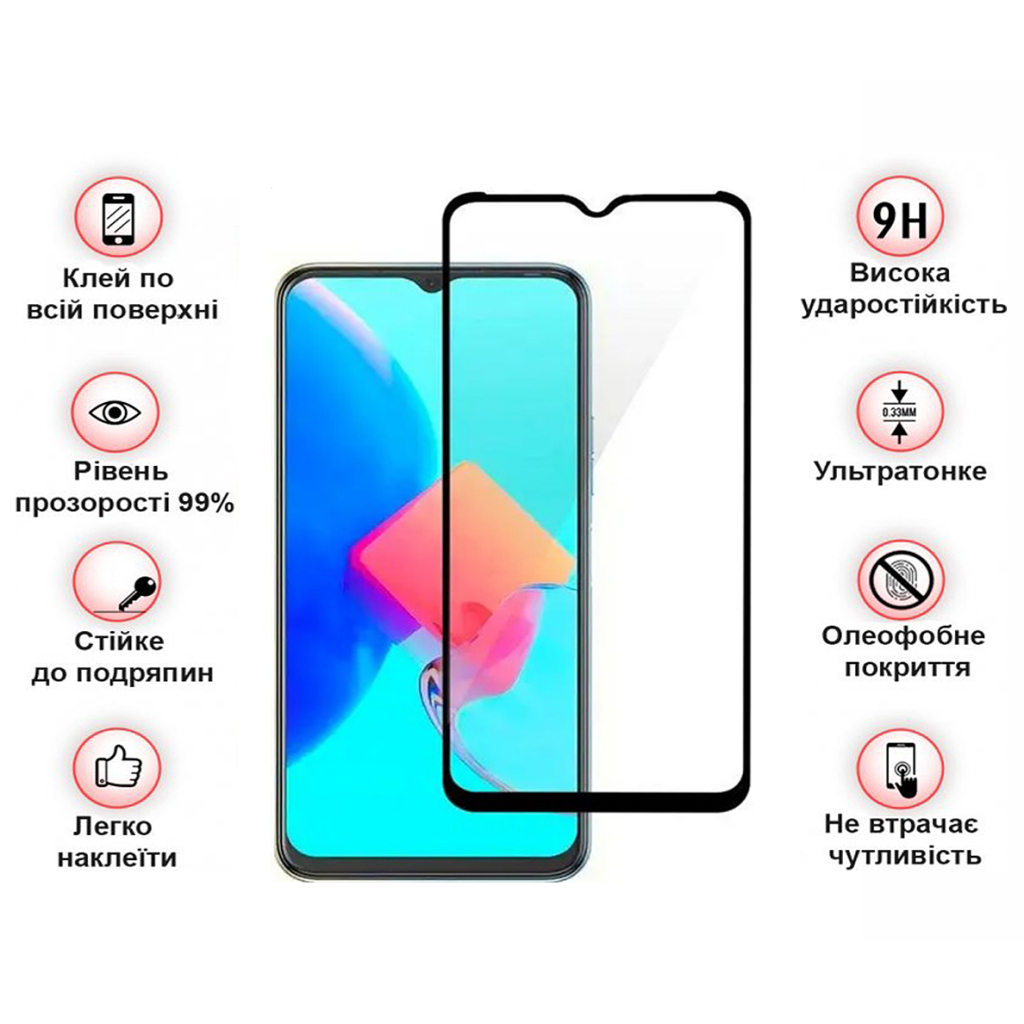 Скло захисне BeCover Tecno Spark 8C (KG5n) Black (708161) - зображення 3