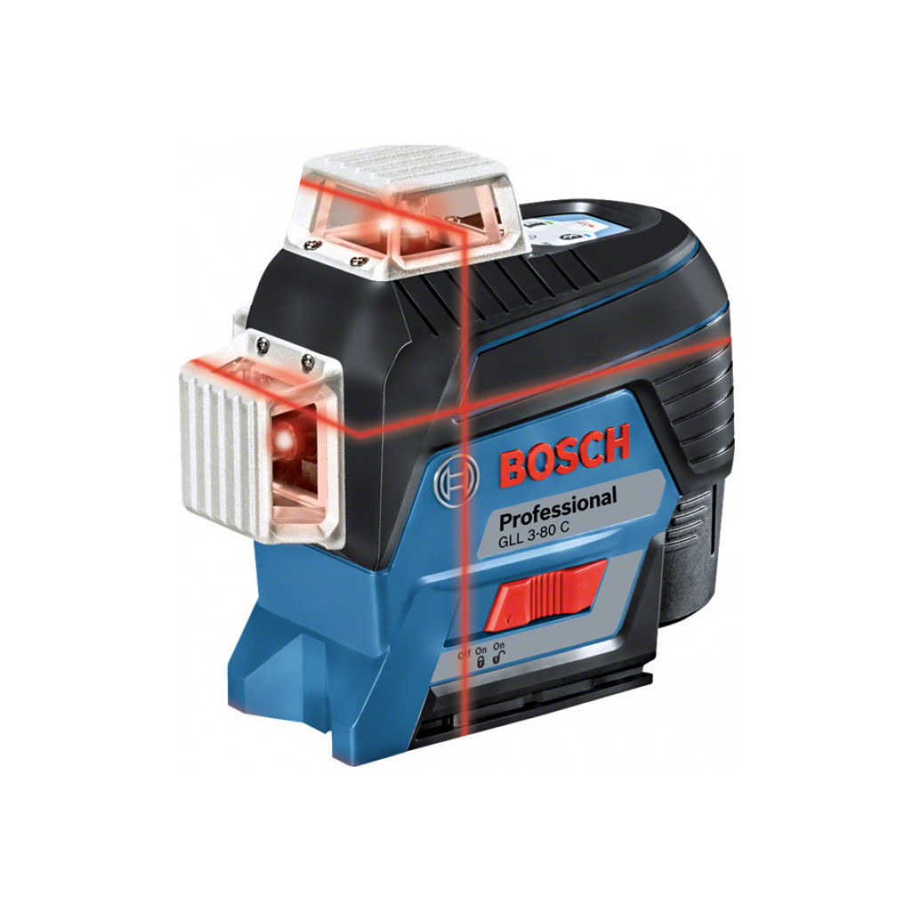 Лазерний нівелір Bosch GLL 3-80 C + BM 1 (12 V) + L-Boxx (0.601.063.R02) - изображение 2